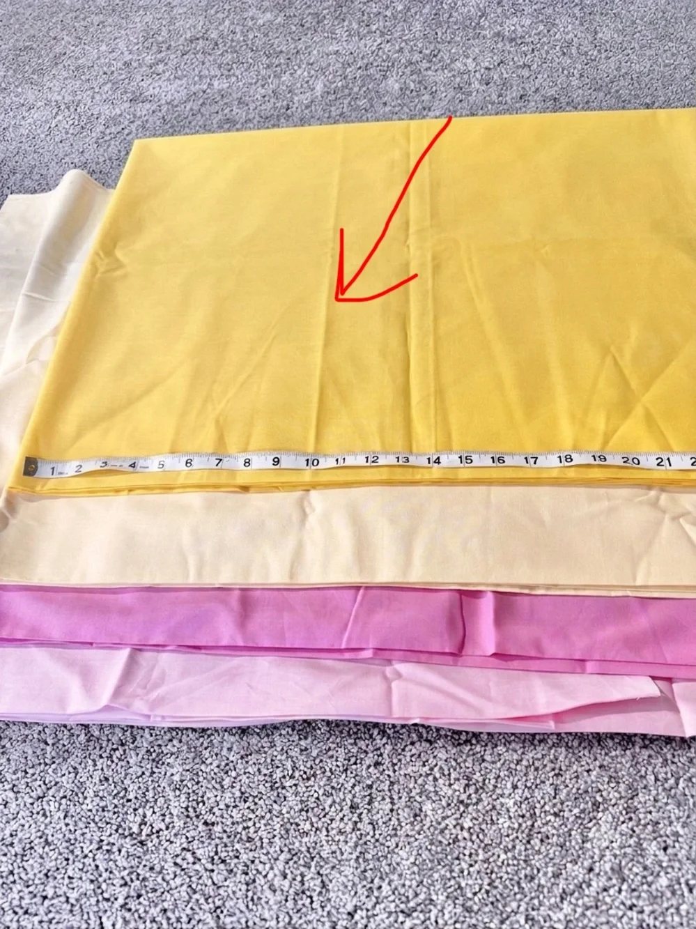 5 Yards Dark yellow 100% Cotton fabric